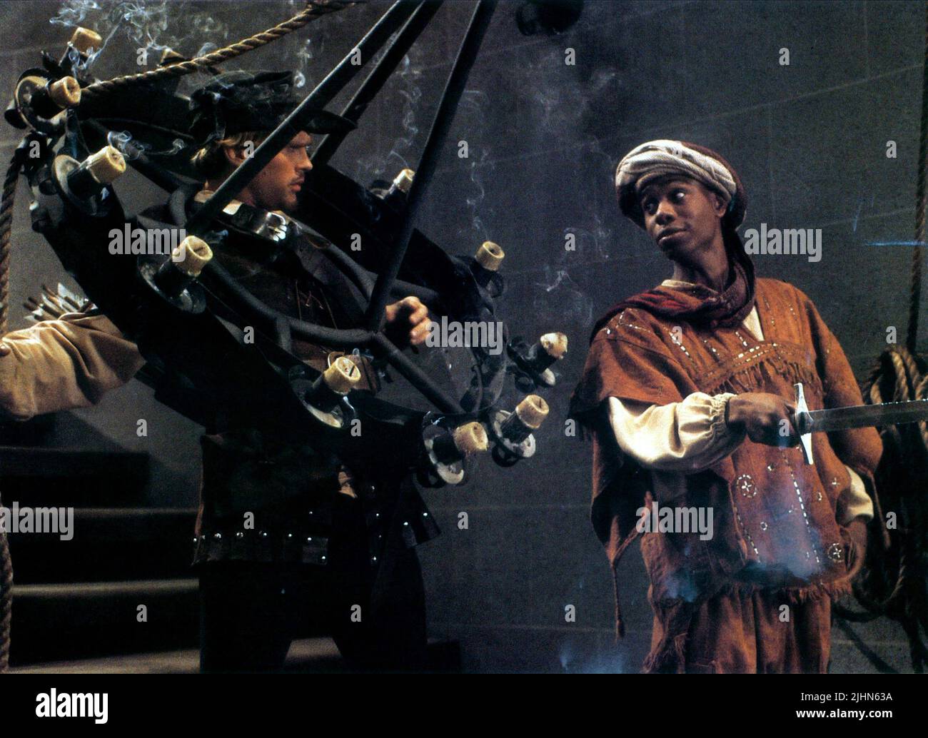 CARY ELWES, DAVE CHAPPELLE, ROBIN HOOD: MEN IN TIGHTS, 1993 Stock Photo