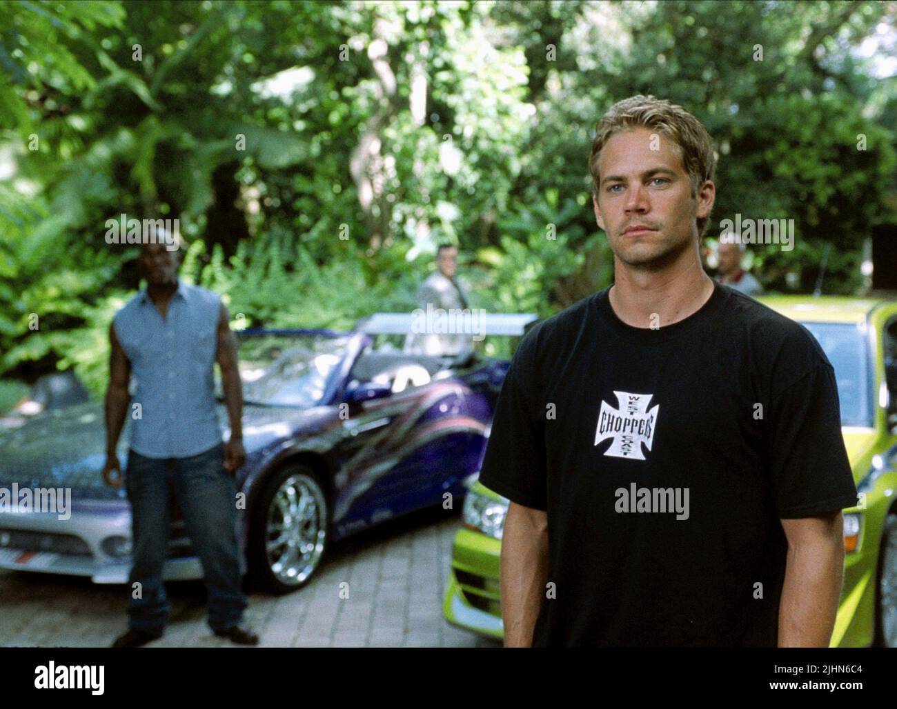 TYRESE GIBSON, PAUL WALKER, 2 FAST 2 FURIOUS, 2003 Stock Photo