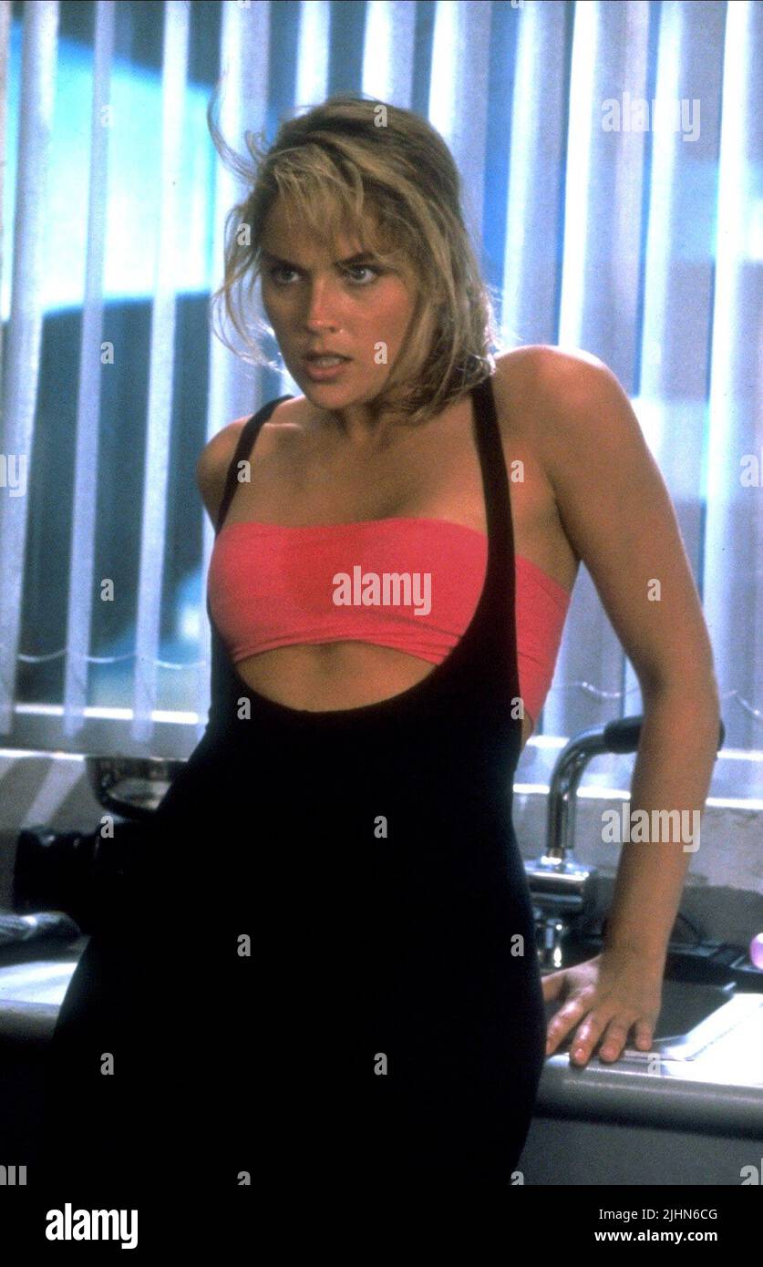 SHARON STONE, TOTAL RECALL, 1990 Stock Photo
