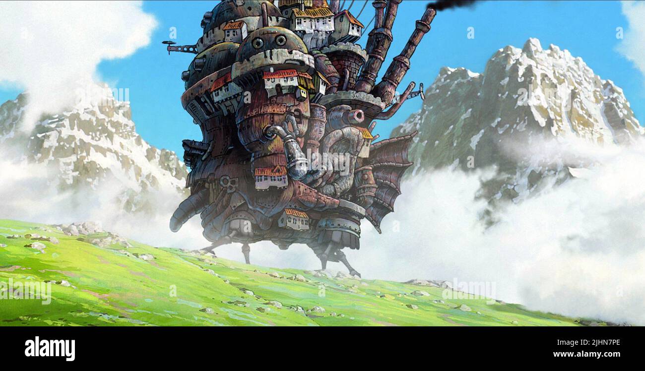 THE CASTLE, HOWL'S MOVING CASTLE, 2004 Stock Photo