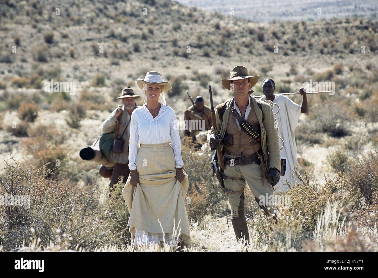 ALISON DOODY, PATRICK SWAYZE, KING SOLOMON'S MINES, 2004 Stock Photo