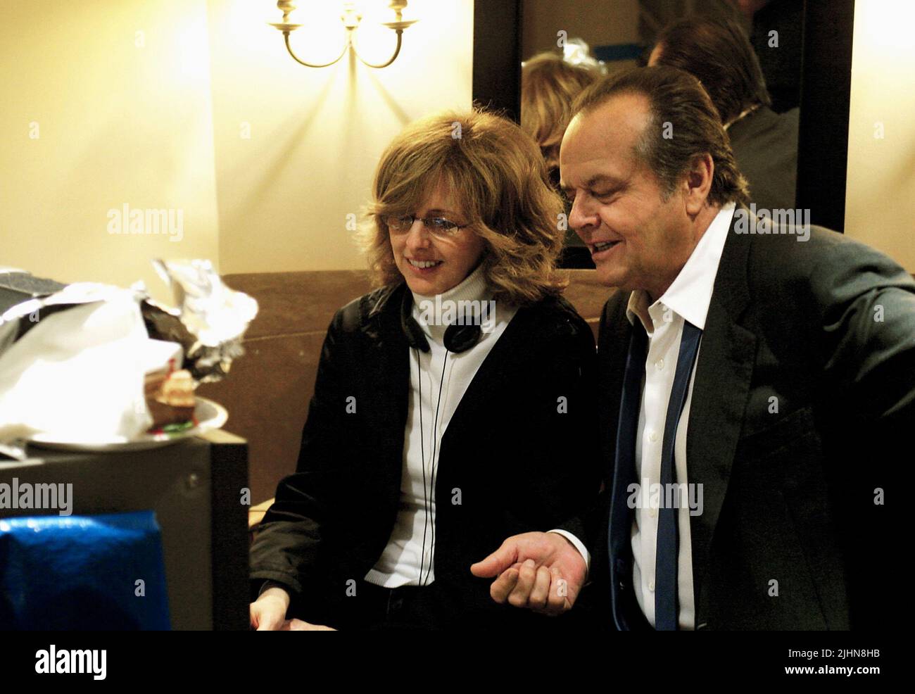 NANCY MEYERS, JACK NICHOLSON, SOMETHING'S GOTTA GIVE, 2003 Stock Photo