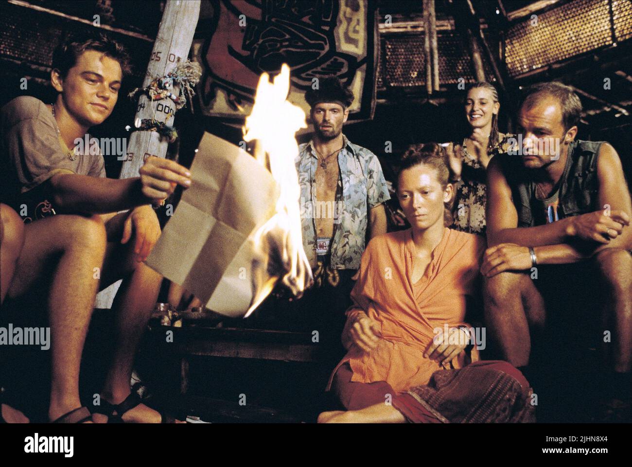 LEONARDO DICAPRIO, TILDA SWINTON, THE BEACH, 2000 Stock Photo - Alamy