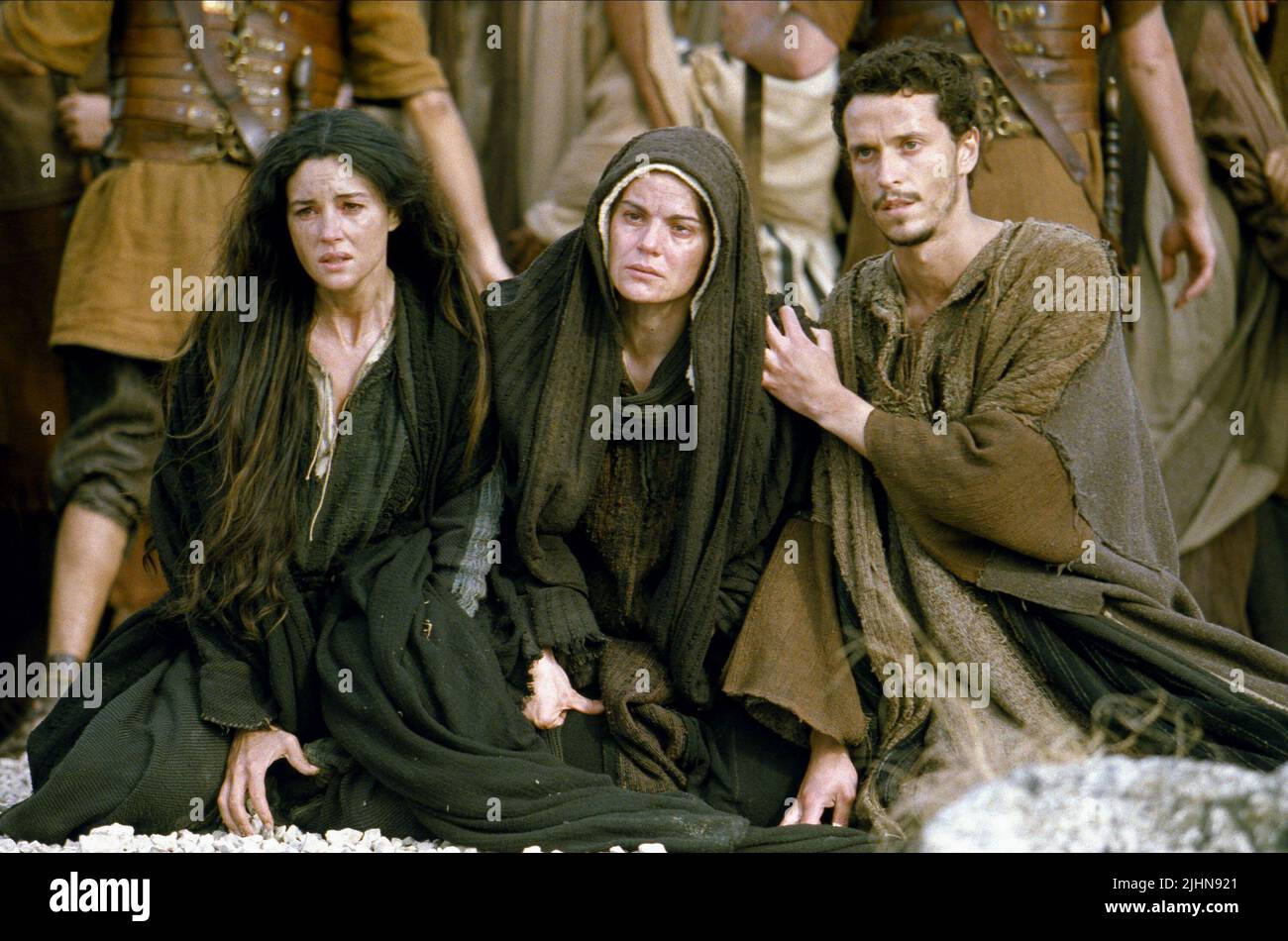 MONICA BELLUCCI, MAIA MORGENSTERN, HRISTO JIVKOV, THE PASSION OF THE CHRIST, 2004 Stock Photo