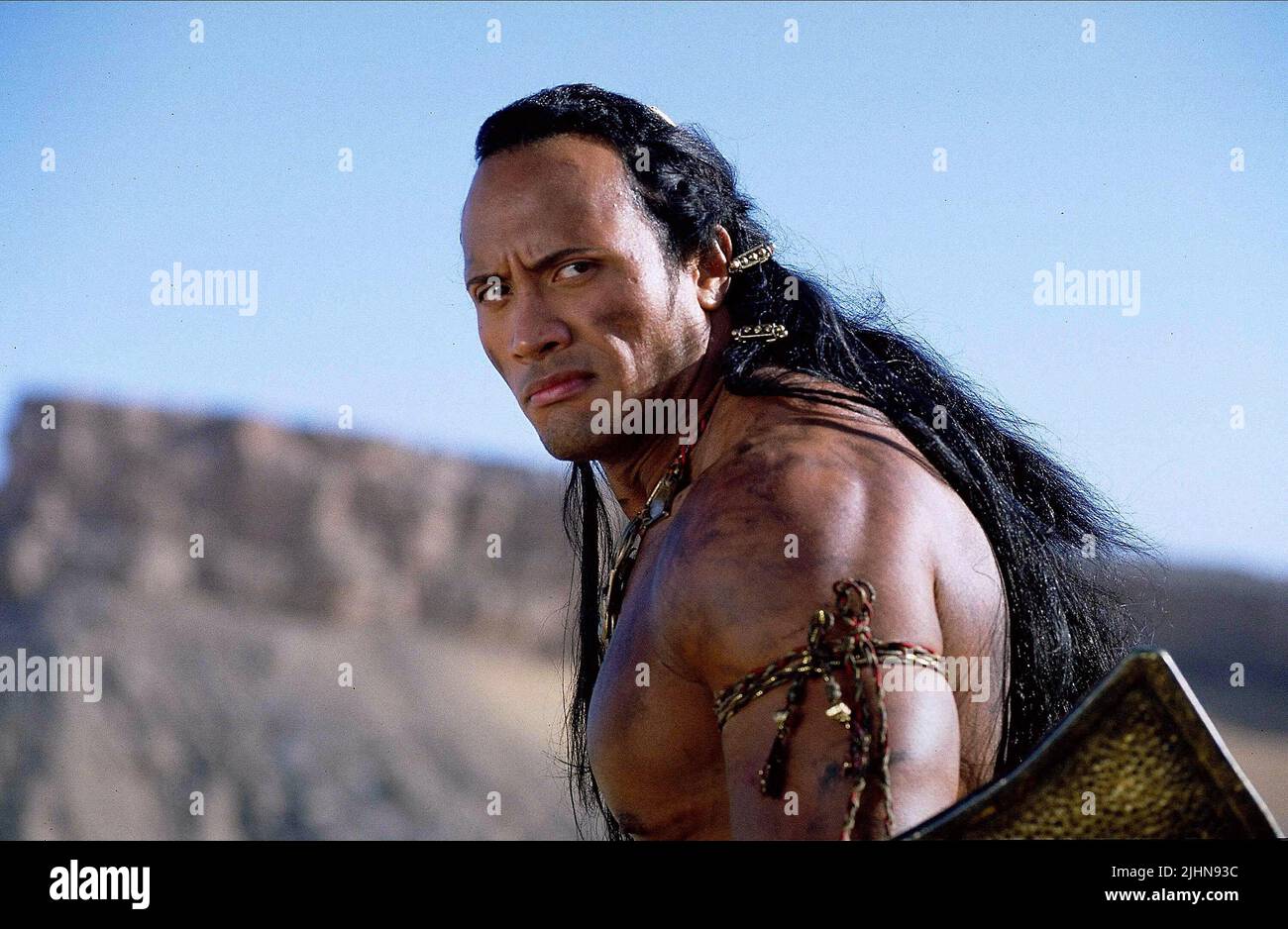 DWAYNE 'THE ROCK' JOHNSON, THE MUMMY RETURNS, 2001 Stock Photo