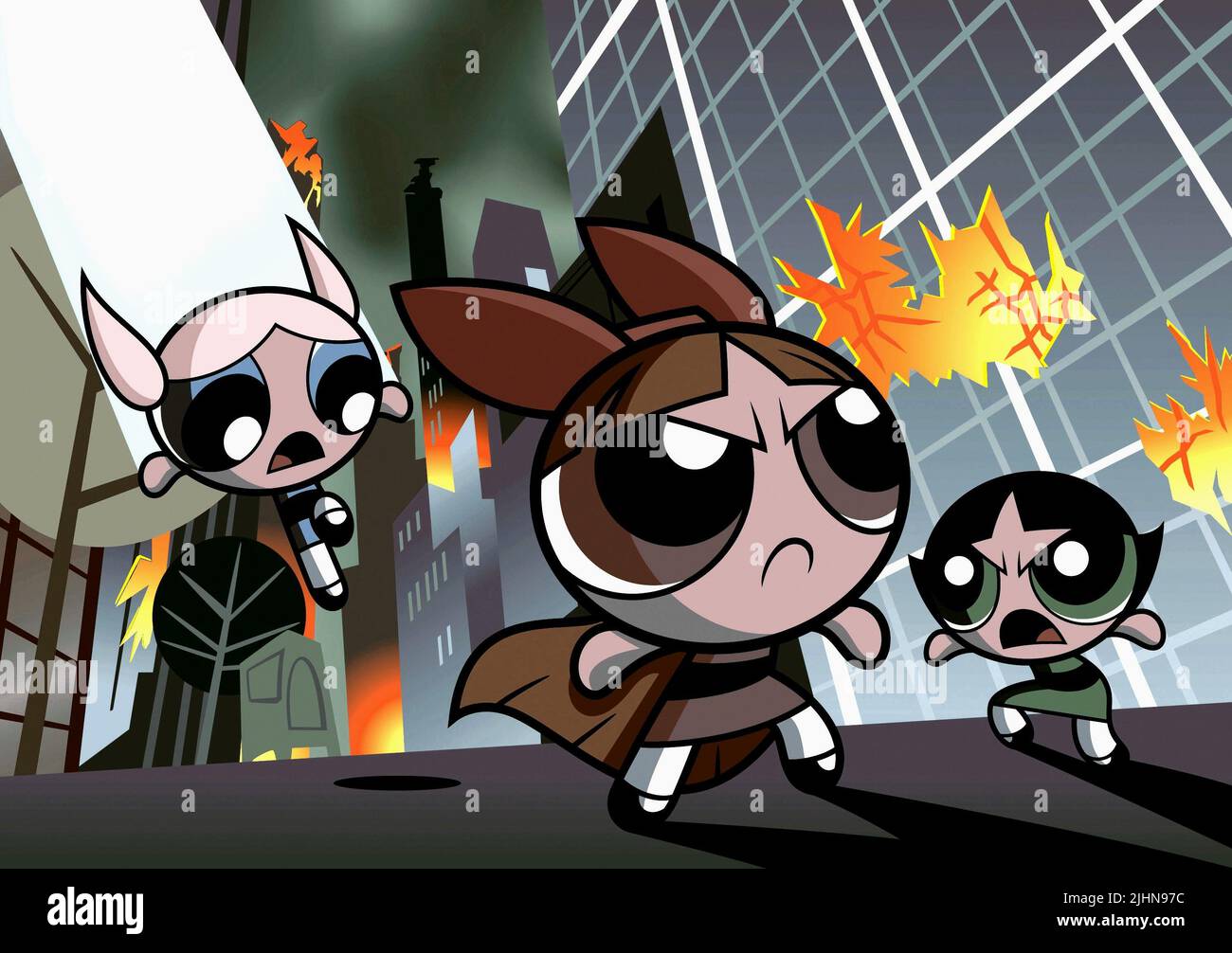 BUBBLES, BLOSSOM, BUTTERCUP, THE POWERPUFF GIRLS, 2002 Stock Photo Alamy