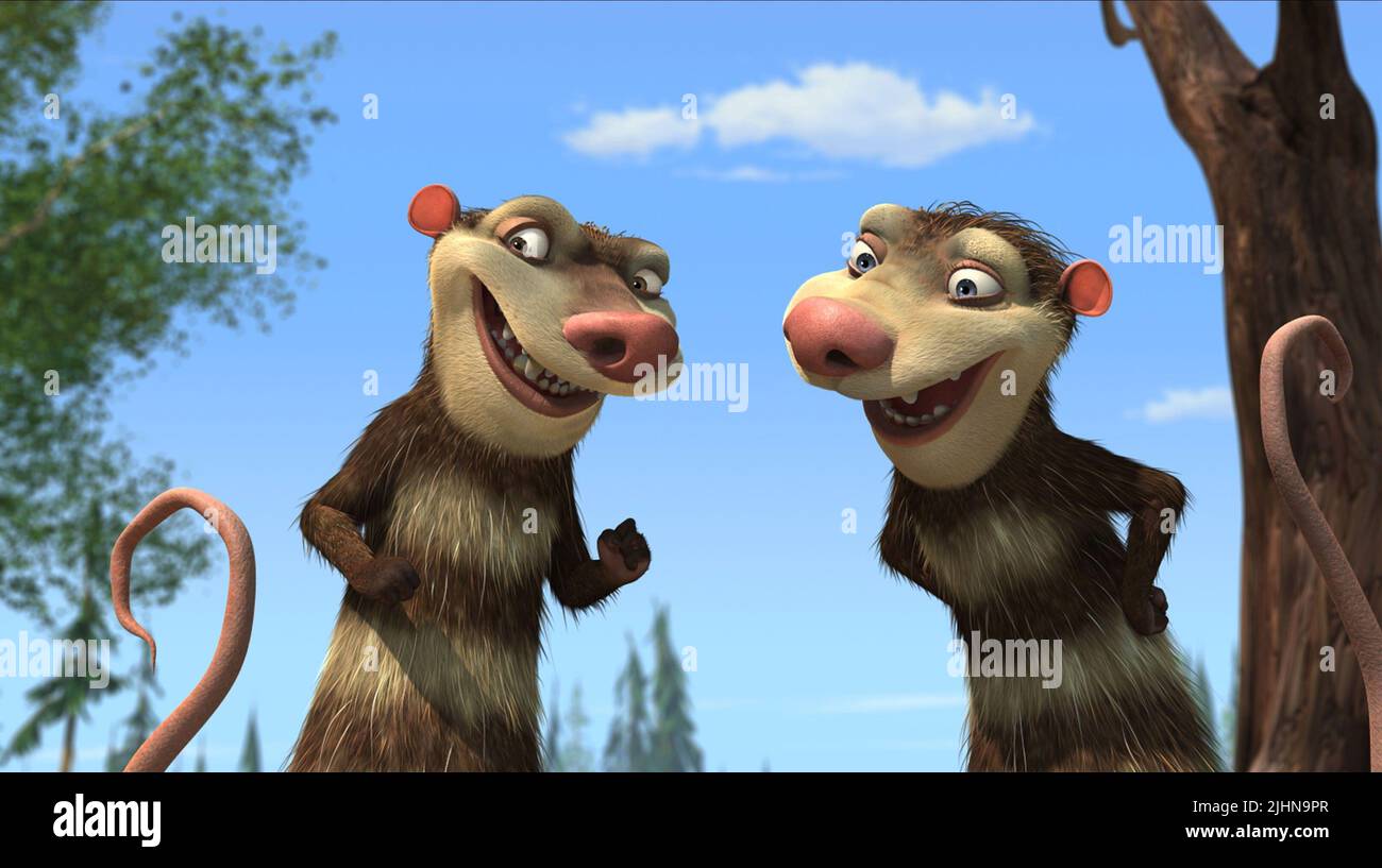 CRASH, EDDIE, ICE AGE THE MELTDOWN, 2006 Stock Photo Alamy
