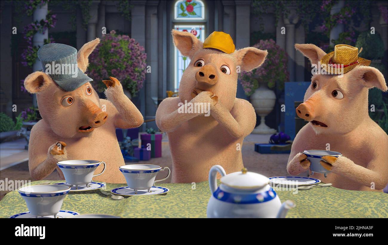 THREE LITTLE PIGS, SHREK THE THIRD, 2007 Stock Photo Alamy