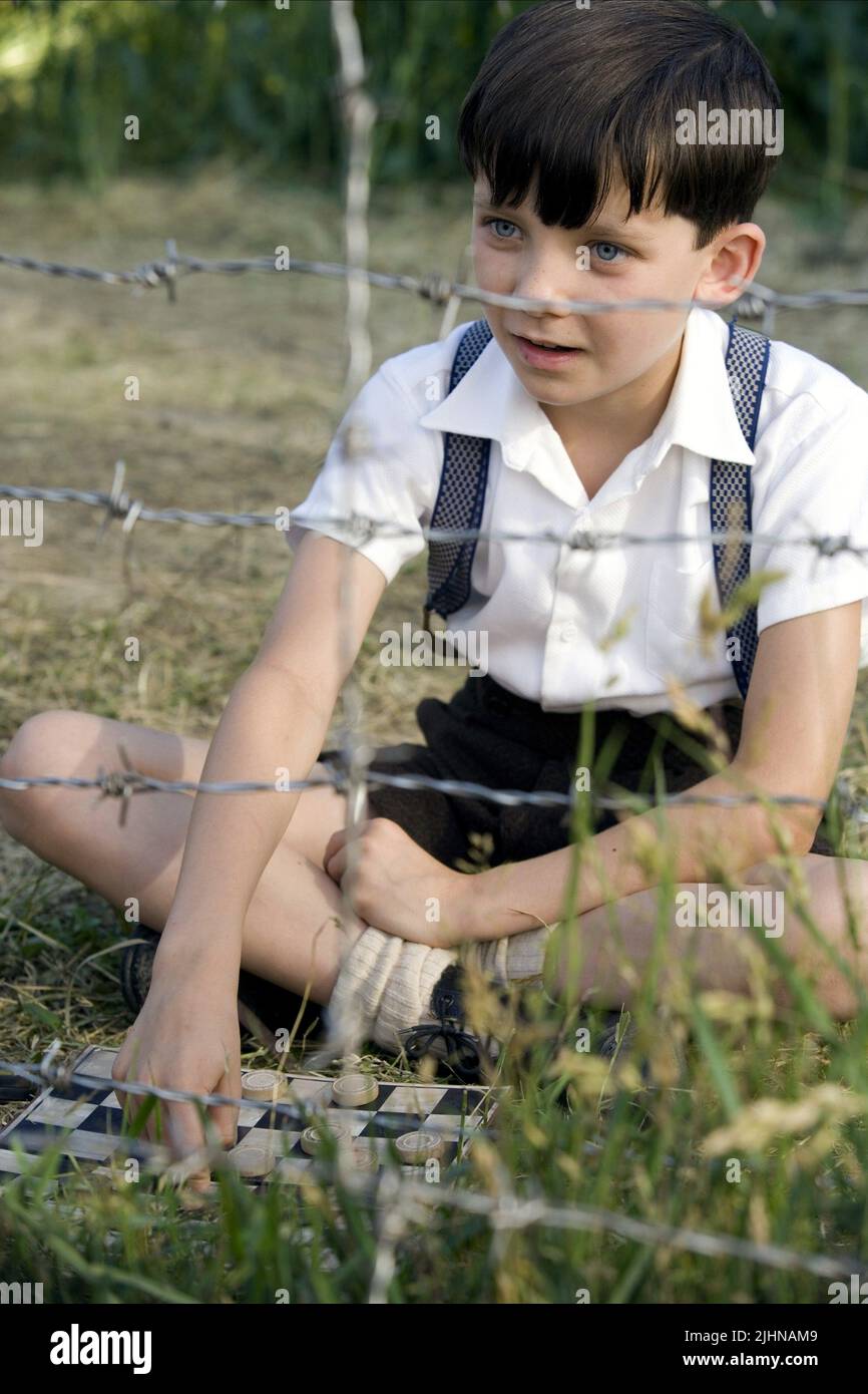 Asa butterfield boy in striped hi-res stock photography and images - Alamy