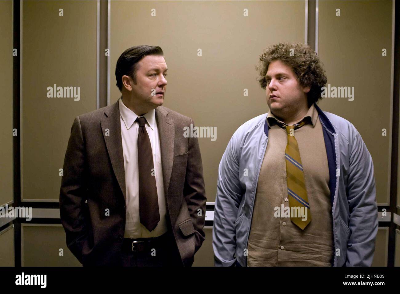 RICKY GERVAIS, JONAH HILL, THE INVENTION OF LYING, 2009 Stock Photo - Alamy