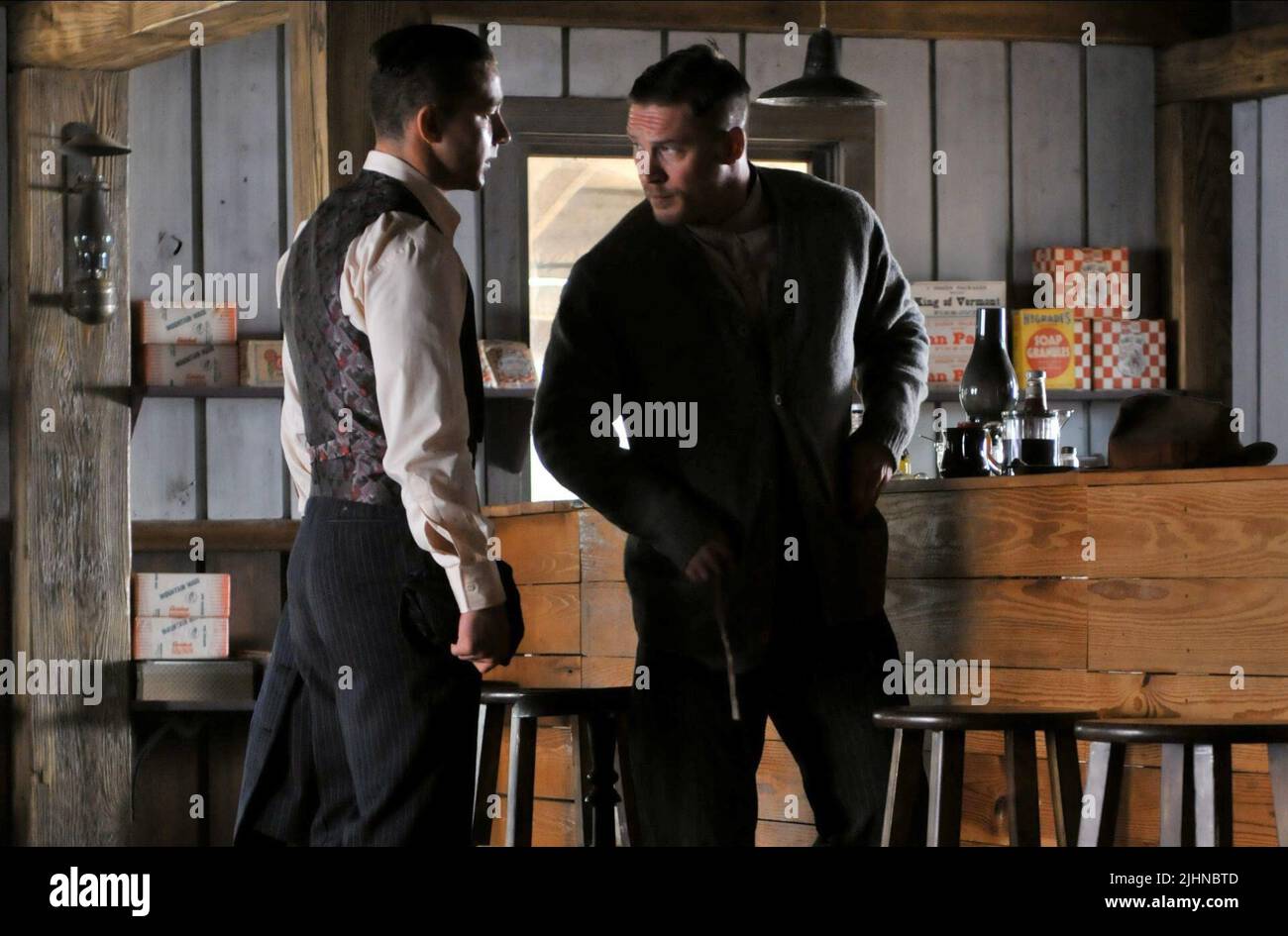 SHIA LABEOUF, TOM HARDY, LAWLESS, 2012 Stock Photo - Alamy
