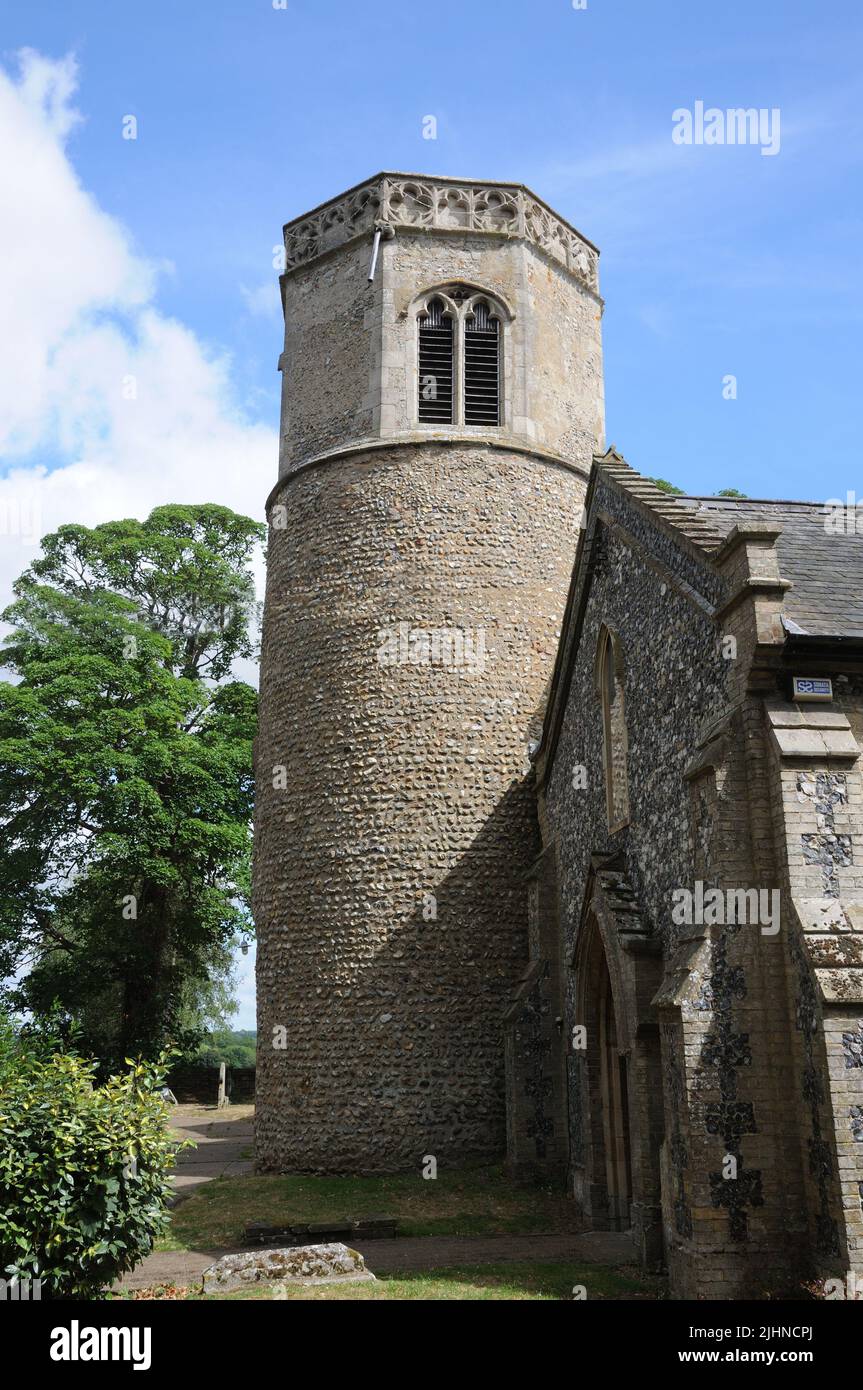 St Mary's Church, Watton, Norfolk Stock Photo