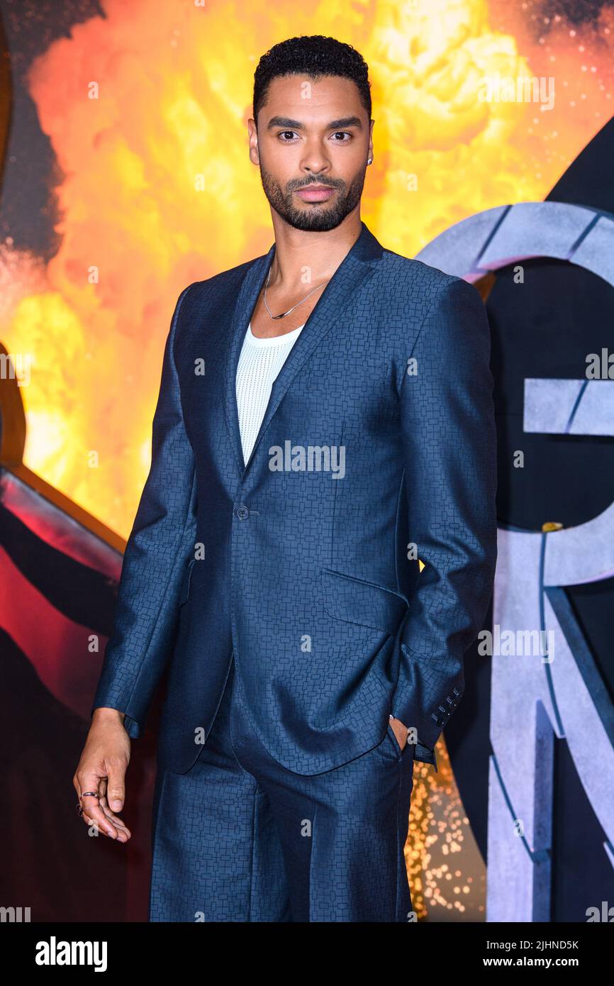 London, UK. 19 July 2022. Rege-Jean Page attending a special screening of The Gray Man, at BFI Southbank in London Picture date: Tuesday July 19, 2022. Photo credit should read: Matt Crossick/Empics/Alamy Live News Stock Photo