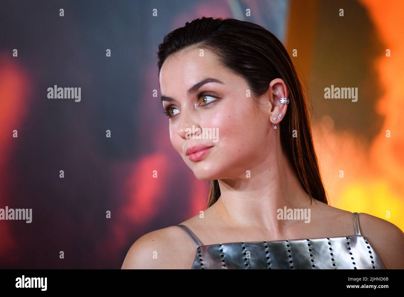 London, UK. 19 July 2022. Ana de Armas attending a special screening of The Gray Man, at BFI Southbank in London Picture date: Tuesday July 19, 2022. Photo credit should read: Matt Crossick/Empics/Alamy Live News Stock Photo