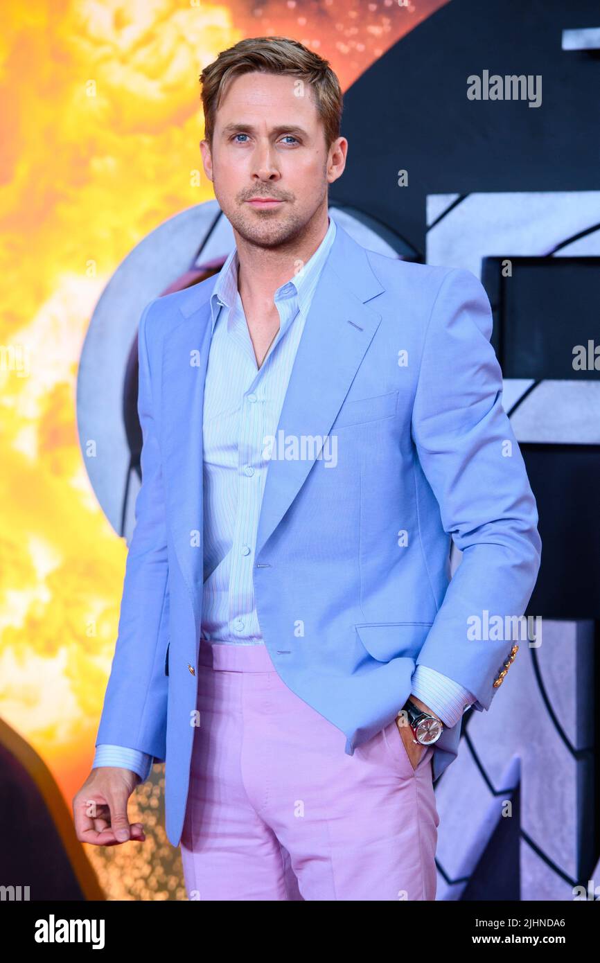 London, UK. 19 July 2022. Ryan Gosling attending a special screening of The Gray Man, at BFI Southbank in London Picture date: Tuesday July 19, 2022. Photo credit should read: Matt Crossick/Empics/Alamy Live News Stock Photo