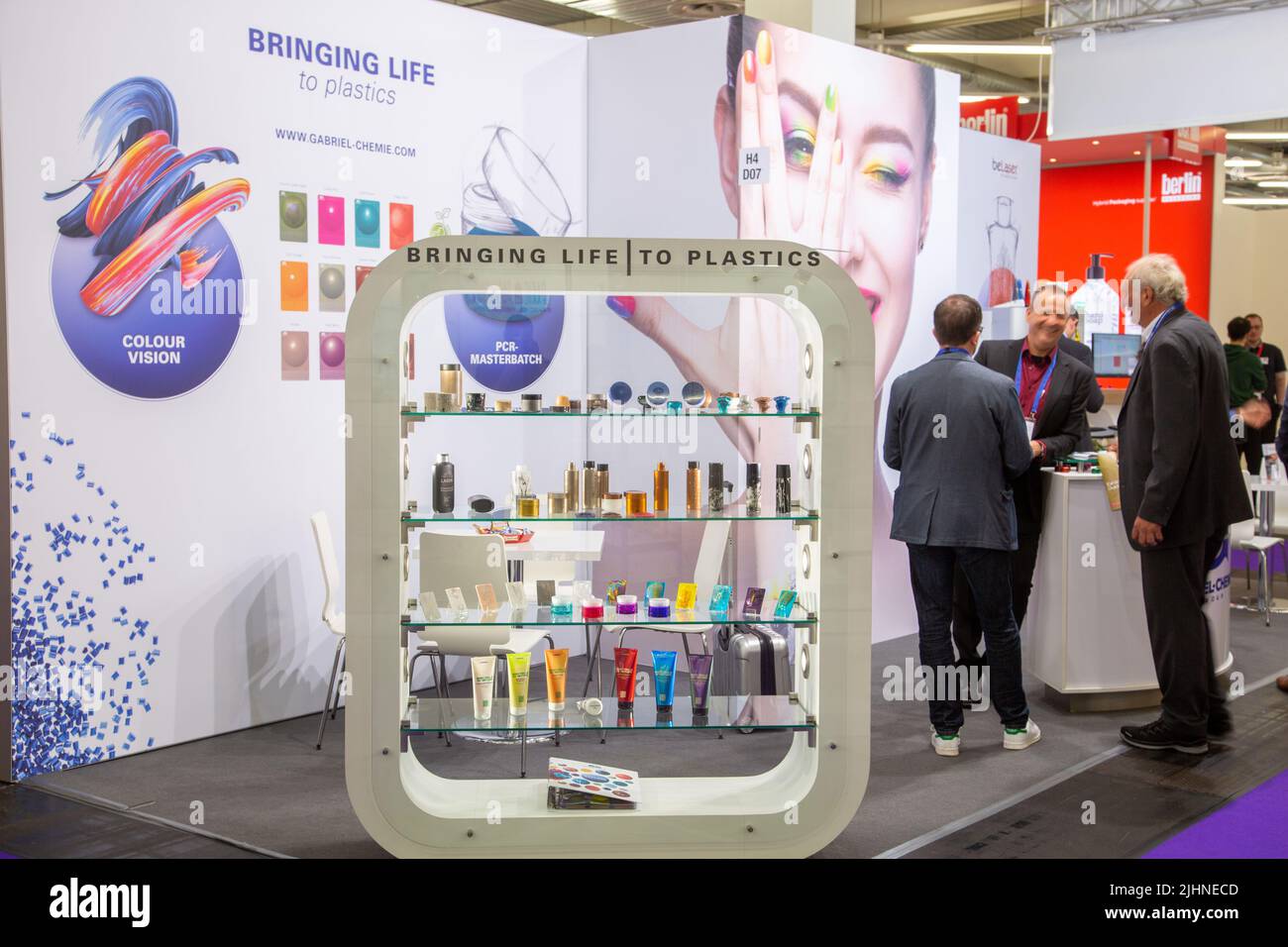 Munich, Germany. 02nd June, 2022. beLaser GmbH at the Cosmetic Business 2022 trade fair in Munich, Germay on June 2, 2022. (Photo by Alexander Pohl/Sipa USA) Credit: Sipa USA/Alamy Live News Stock Photo