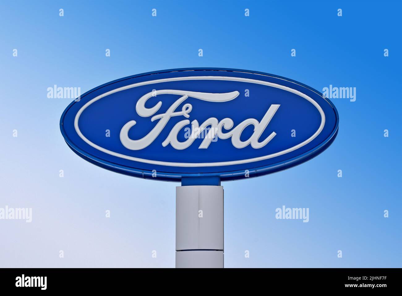 Ford logo Stock Photos, Royalty Free Ford logo Images