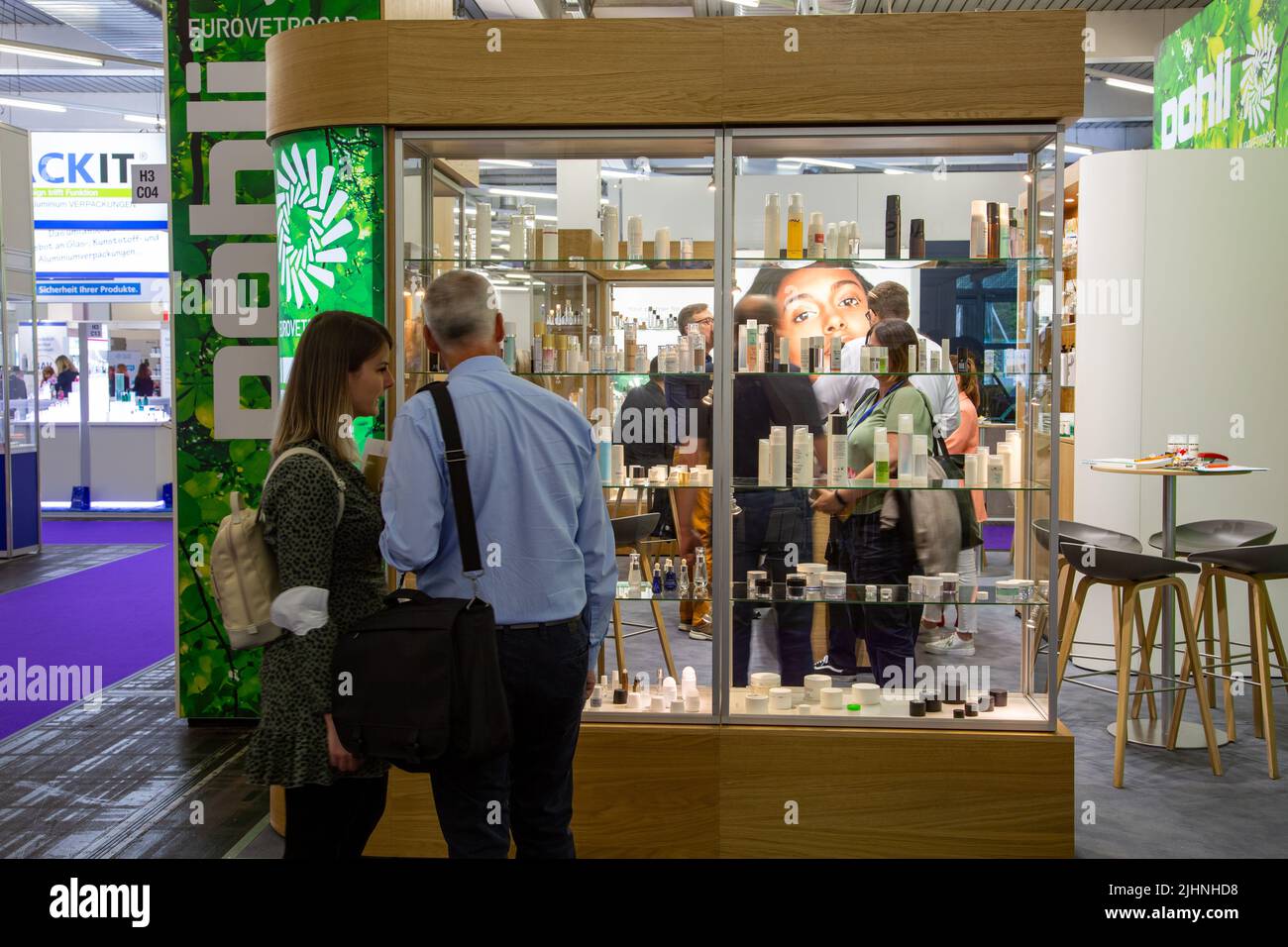 Munich, Germany. 02nd June, 2022. Pohli at the Cosmetic Business 2022 trade fair in Munich, Germay on June 2, 2022. (Photo by Alexander Pohl/Sipa USA) Credit: Sipa USA/Alamy Live News Stock Photo