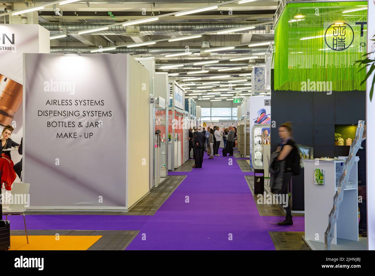 Munich, Germany. 02nd June, 2022. General View at the Cosmetic Business 2022 trade fair in Munich, Germay on June 2, 2022. (Photo by Alexander Pohl/Sipa USA) Credit: Sipa USA/Alamy Live News Stock Photo