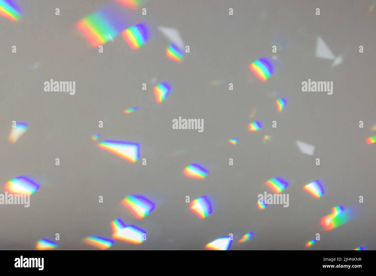 Prism light spectrum Photo Overlay, rainbow effect Stock Photo