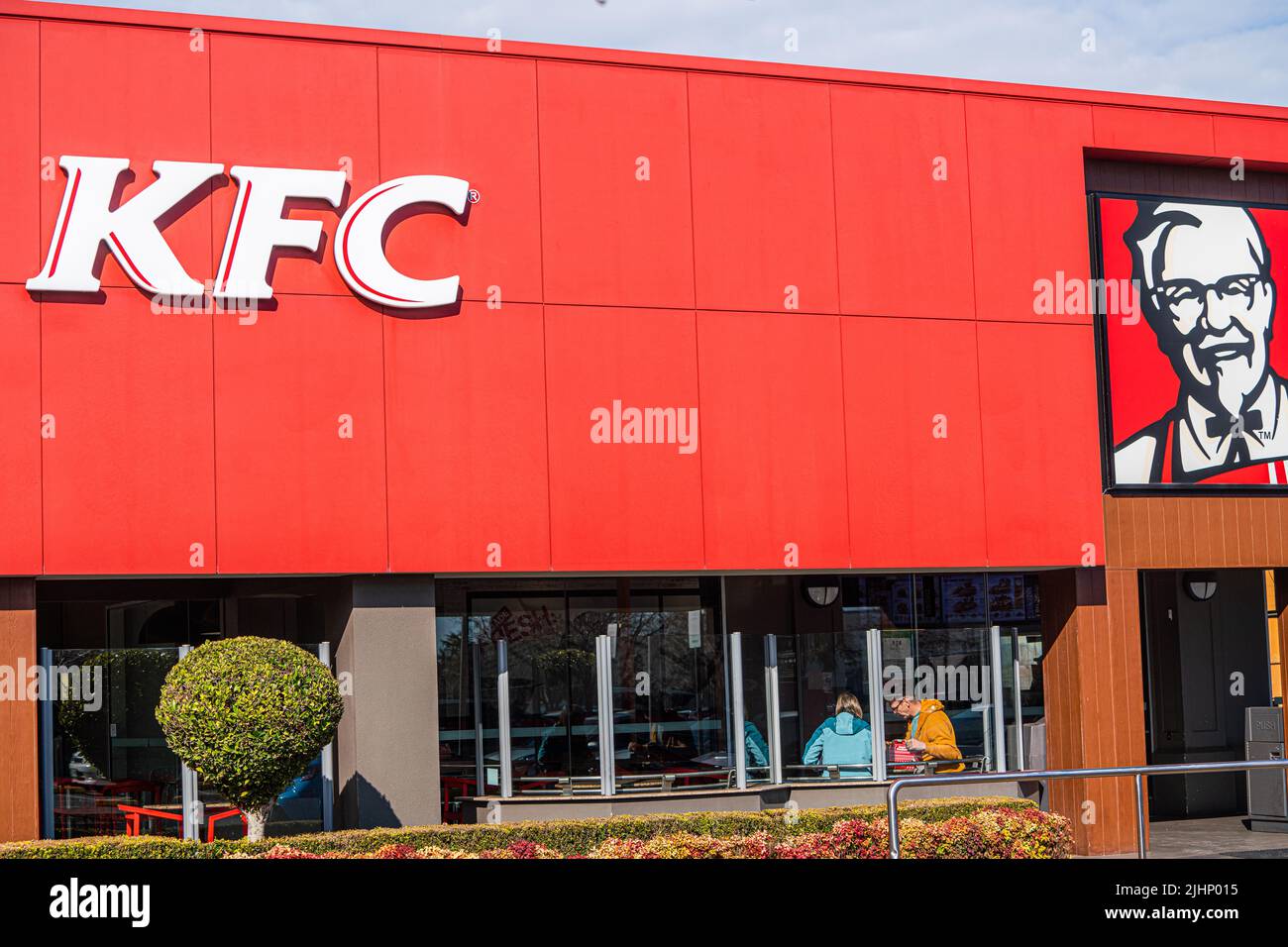20 July 2022. KFC Drive Thru restaurant, Adelaide, Australia Stock Photo