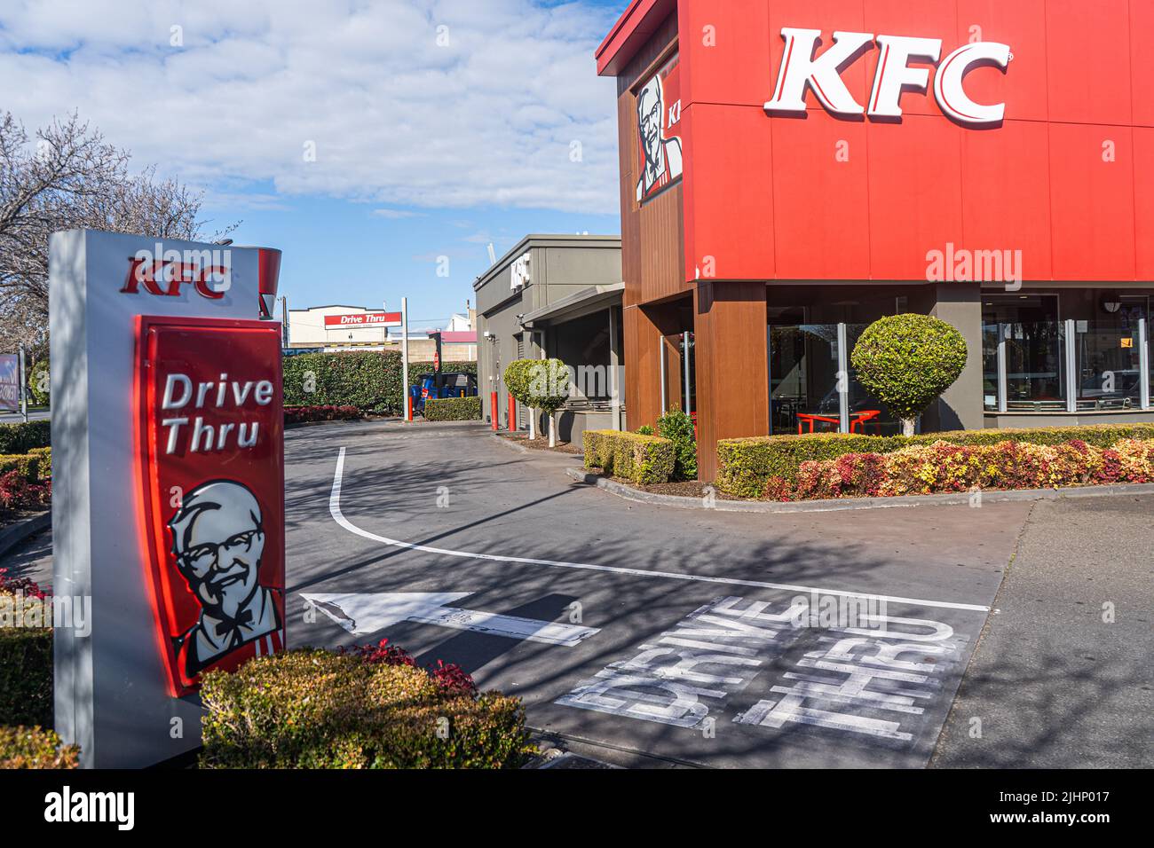 20 July 2022. KFC Drive Thru restaurant, Adelaide, Australia Stock Photo