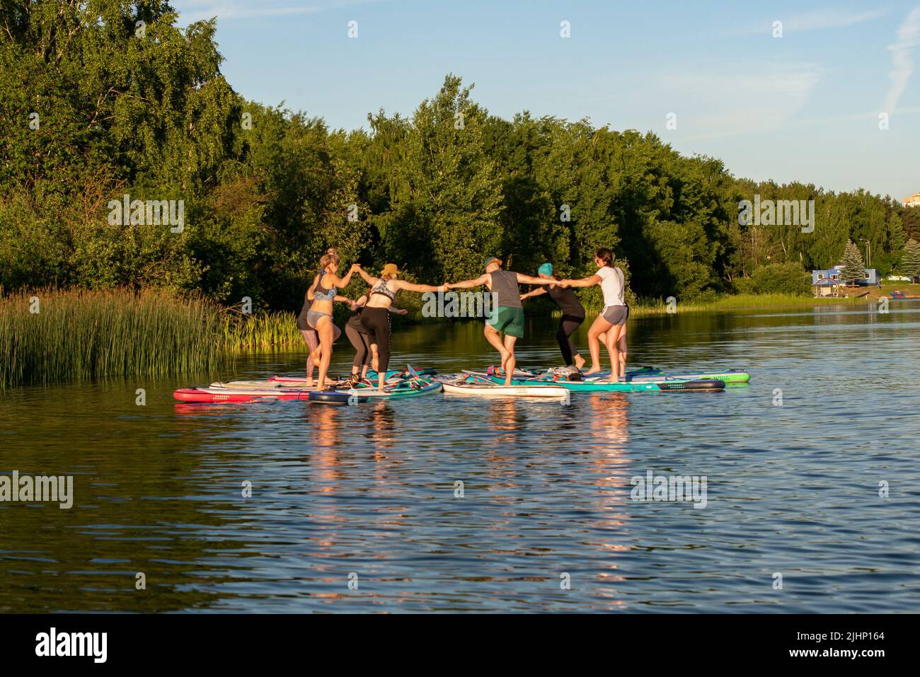 Sup yoga hi-res stock photography and images - Page 3 - Alamy