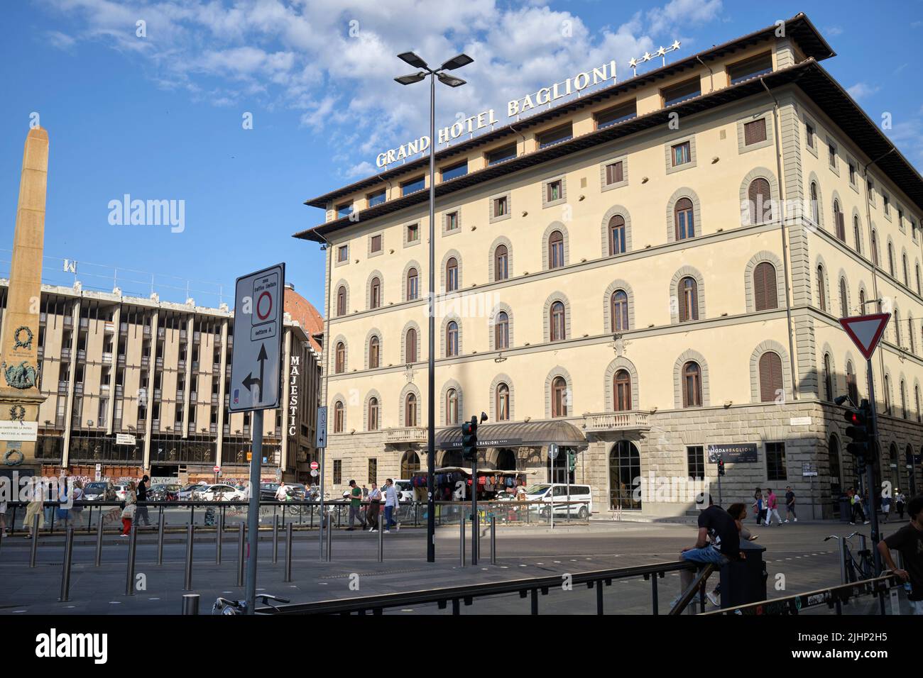 Grand Hotel Baglioni Florence Italy Stock Photo
