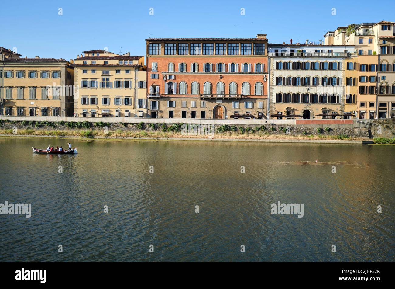 River Arno Florence Italy Stock Photo