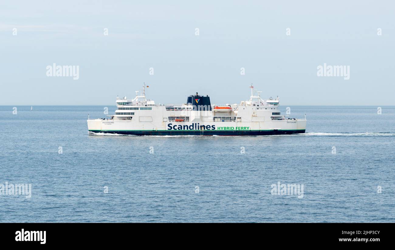 Scandlines Car and Passenger Ferry between Germany and Denmark Stock