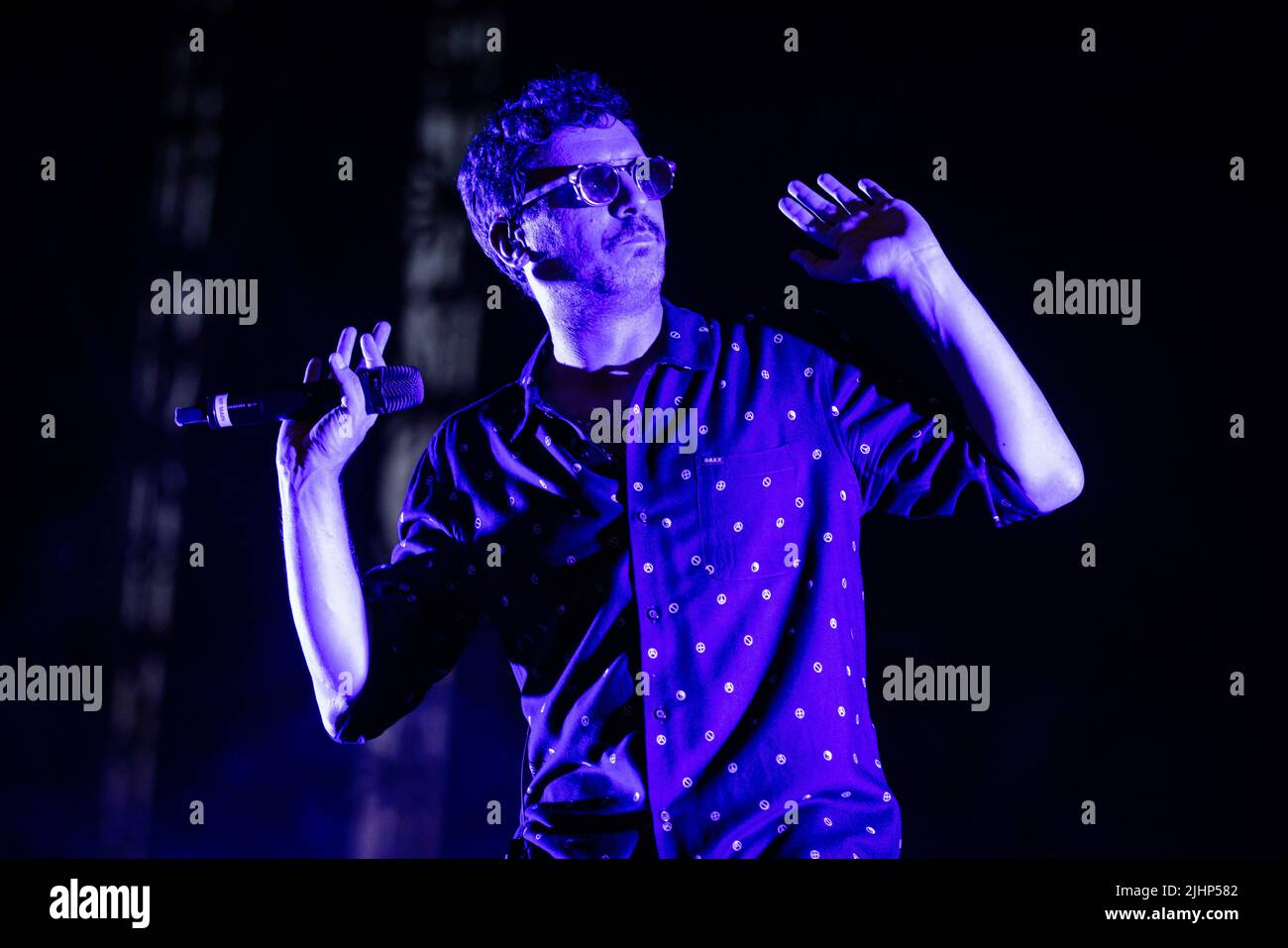 Milan, Italy, 19/07/2022, Willie Peyote performs at Milano Summer FestivalCredit: Marco Arici/ Alamy Live News Stock Photo