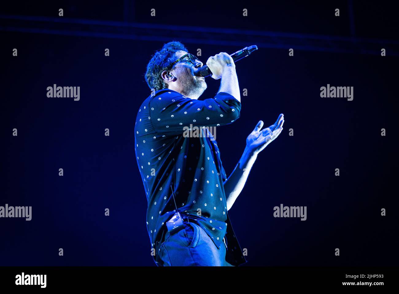 Milan, Italy, 19/07/2022, Willie Peyote performs at Milano Summer FestivalCredit: Marco Arici/ Alamy Live News Stock Photo