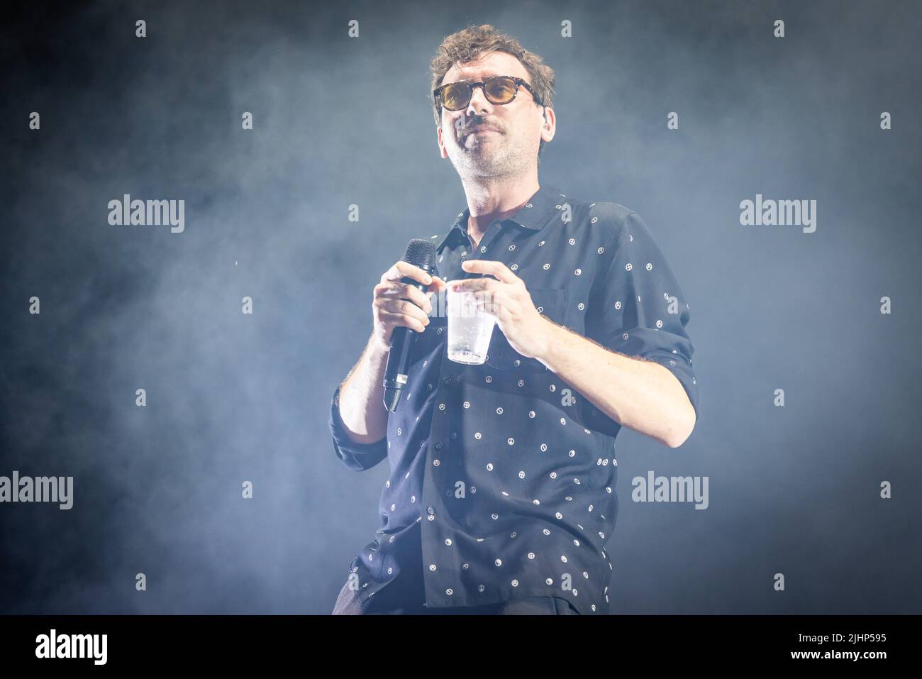 Milan, Italy, 19/07/2022, Willie Peyote performs at Milano Summer FestivalCredit: Marco Arici/ Alamy Live News Stock Photo