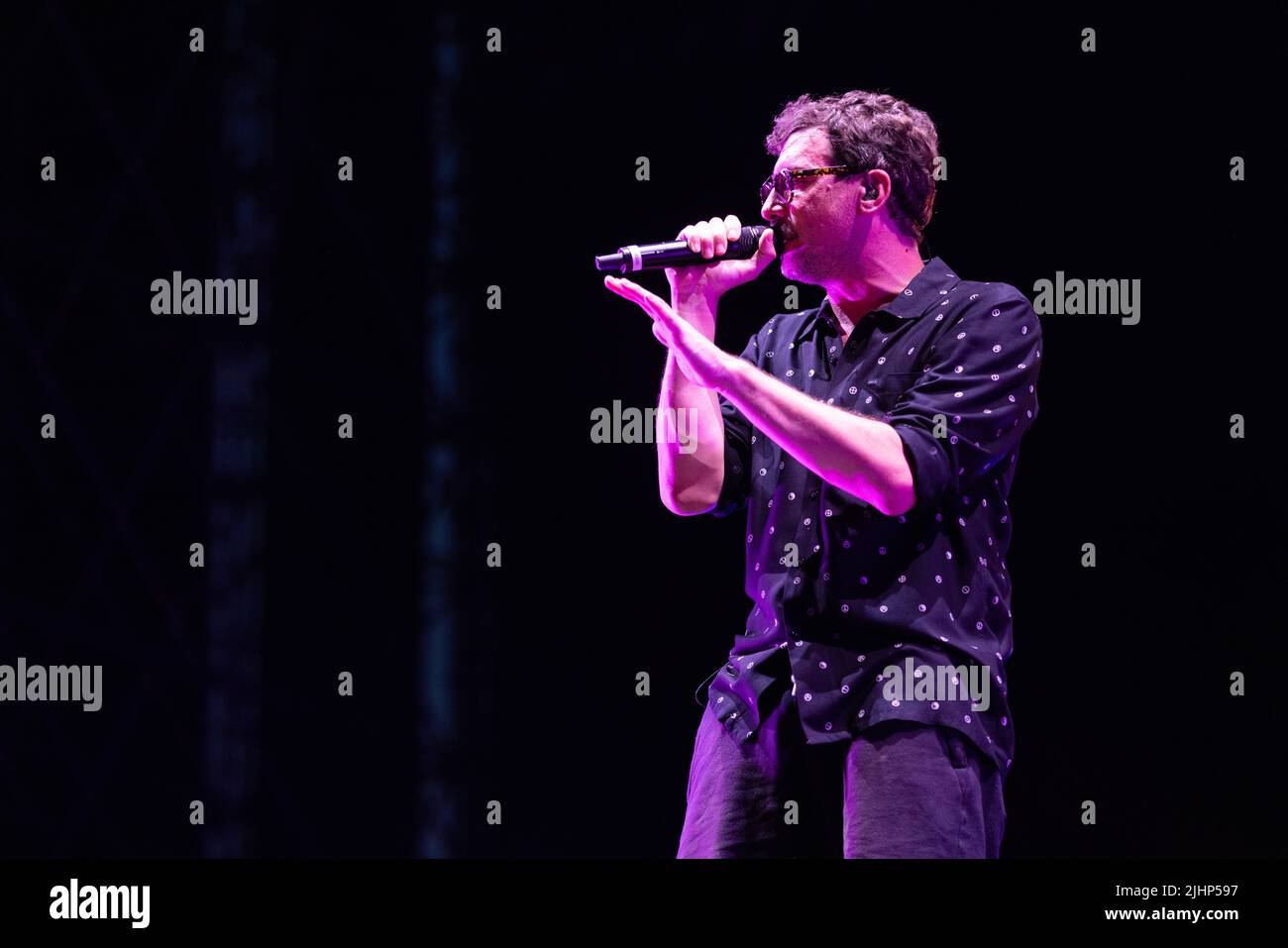 Milan, Italy, 19/07/2022, Willie Peyote performs at Milano Summer FestivalCredit: Marco Arici/ Alamy Live News Stock Photo