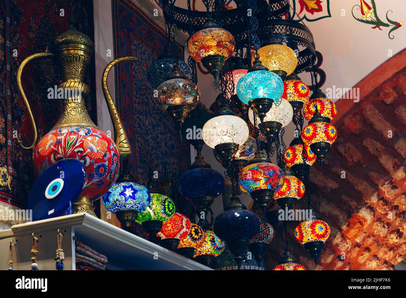 Colourful glass traditional turkish hi-res stock photography and images ...