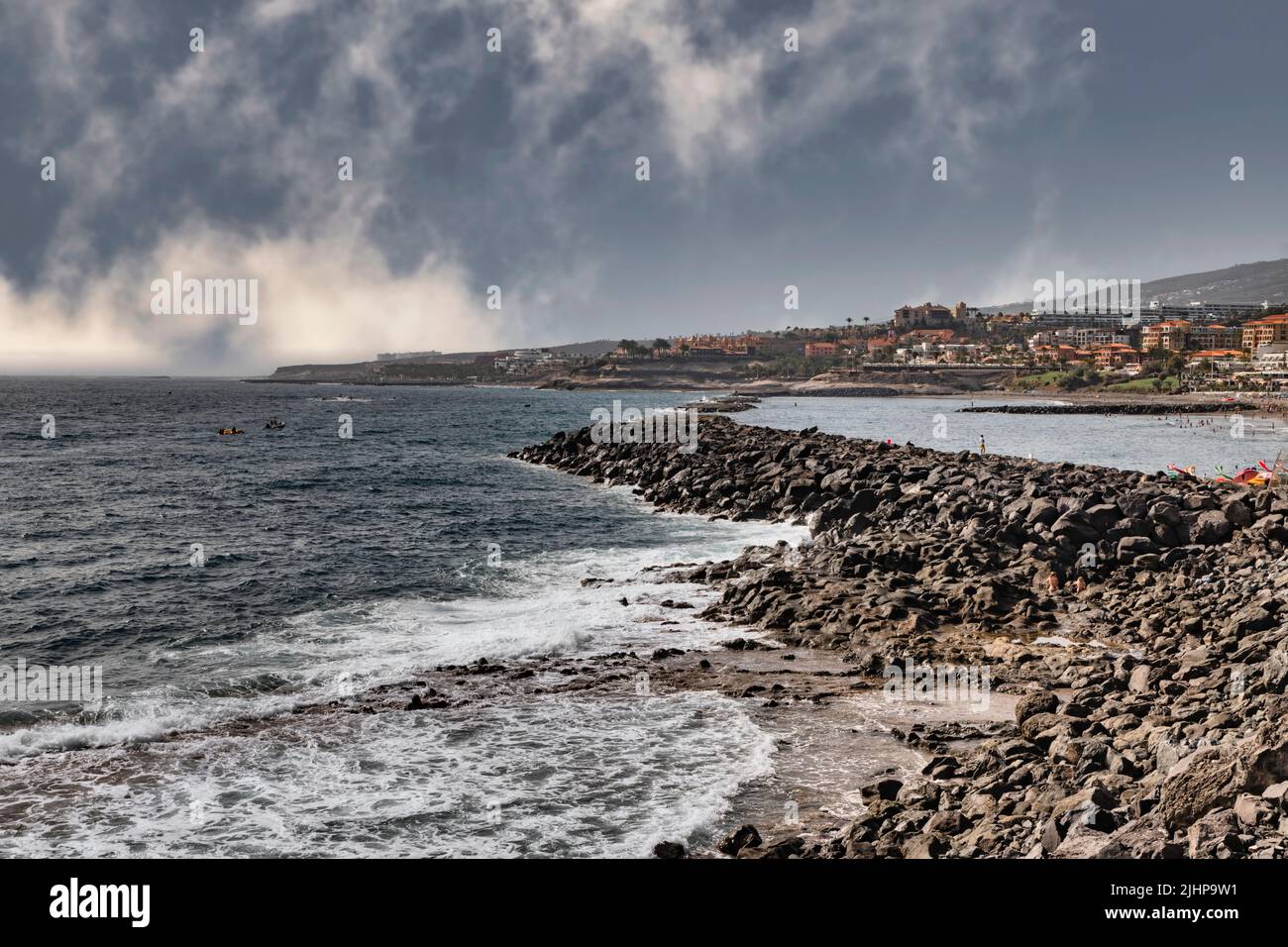 Playa de El Bobo, Costa Adeje, Teneriffa Stock Photo