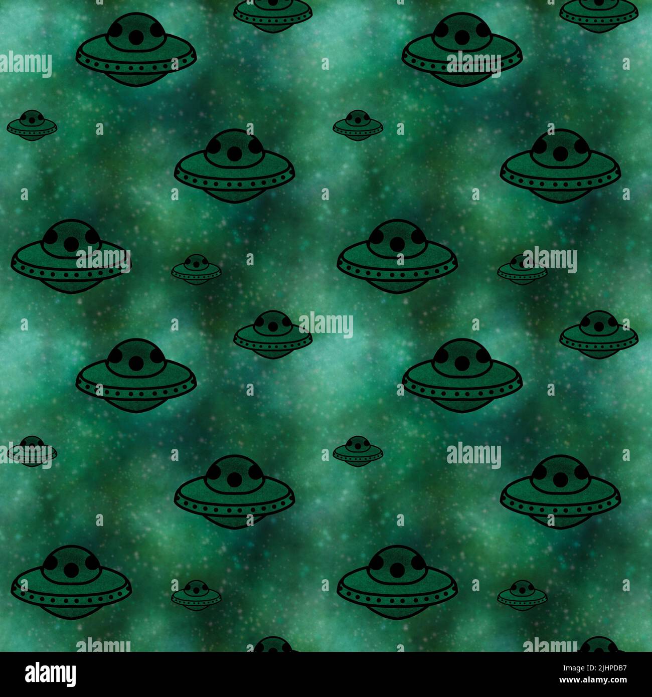 Spaceship seamless ufo pattern for kids and clothes print and ...