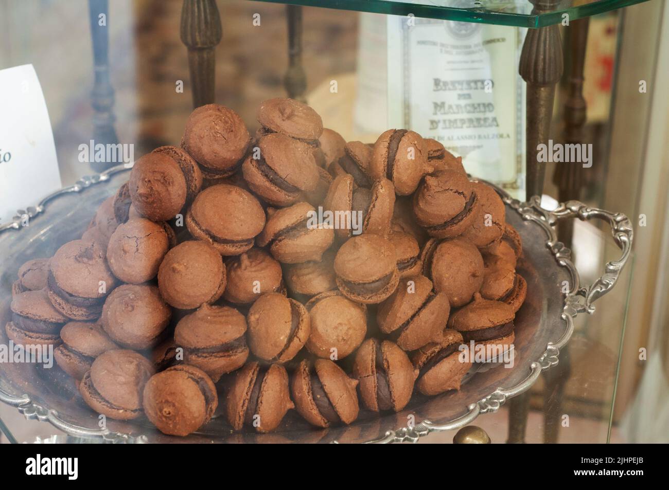 Poster Vintage Haute Qualité BALZOLA BACI Di ALASSIO - Format 42x60cm, Parfait Pour Décorer Ton Intérieur