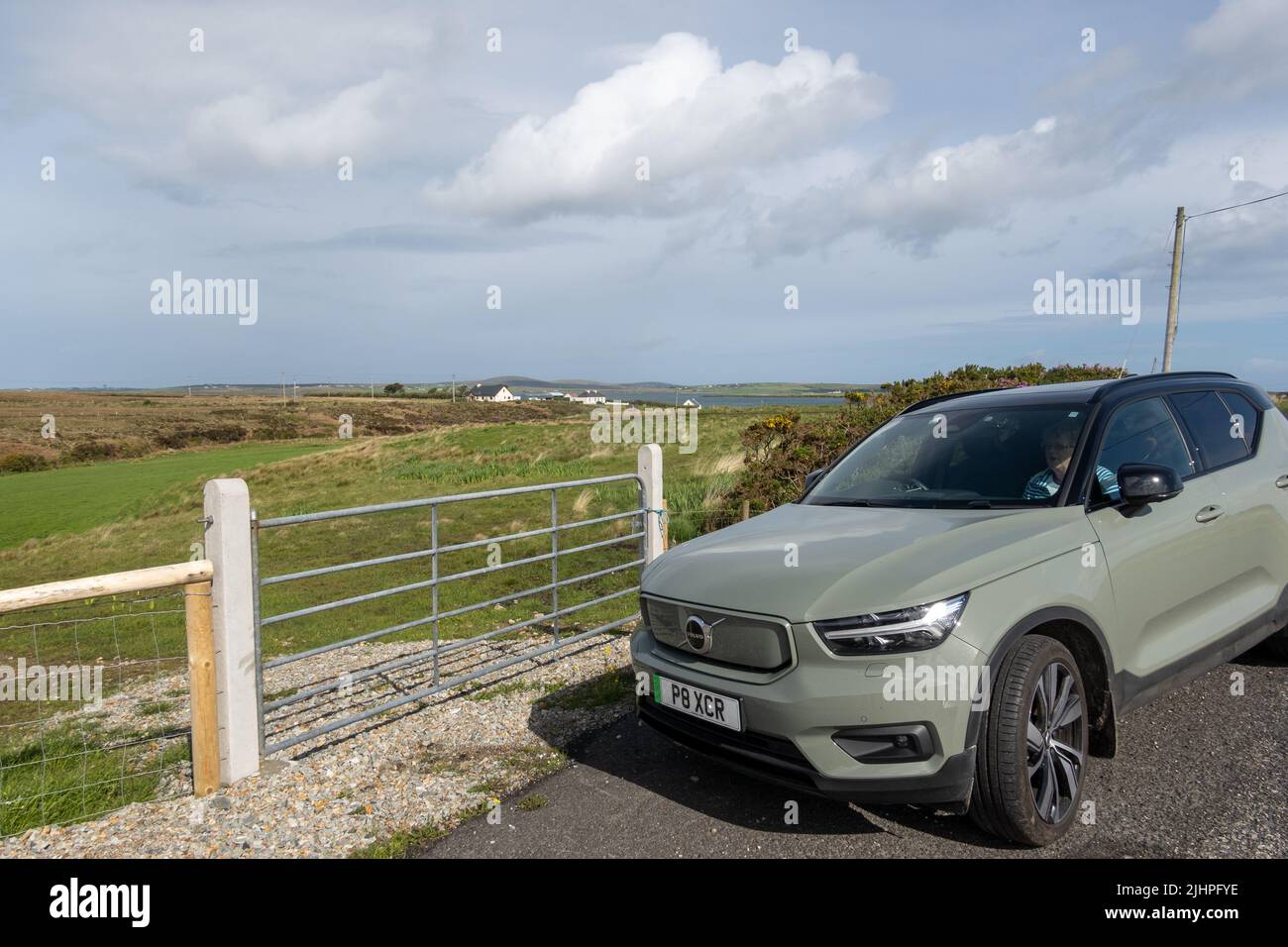 Volvo XC40 car touring Belmullet, Co. Mayo Stock Photo