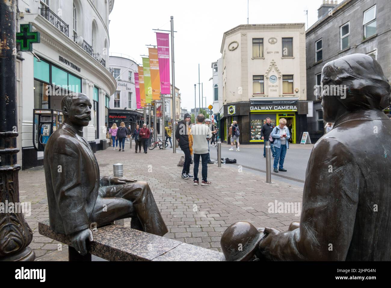 Galway High Street, Republic of Ireland Stock Photo