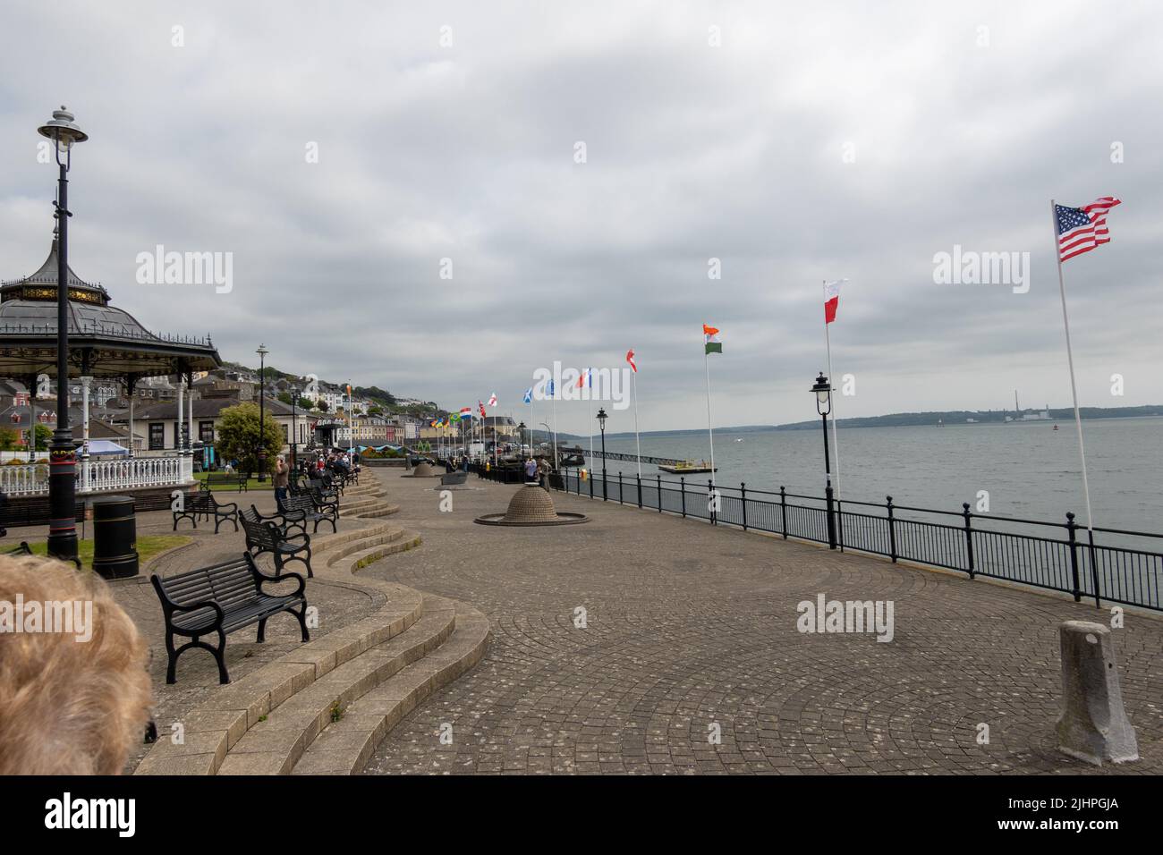 Waterfront, Cobh (Queenstown), Ireland Stock Photo