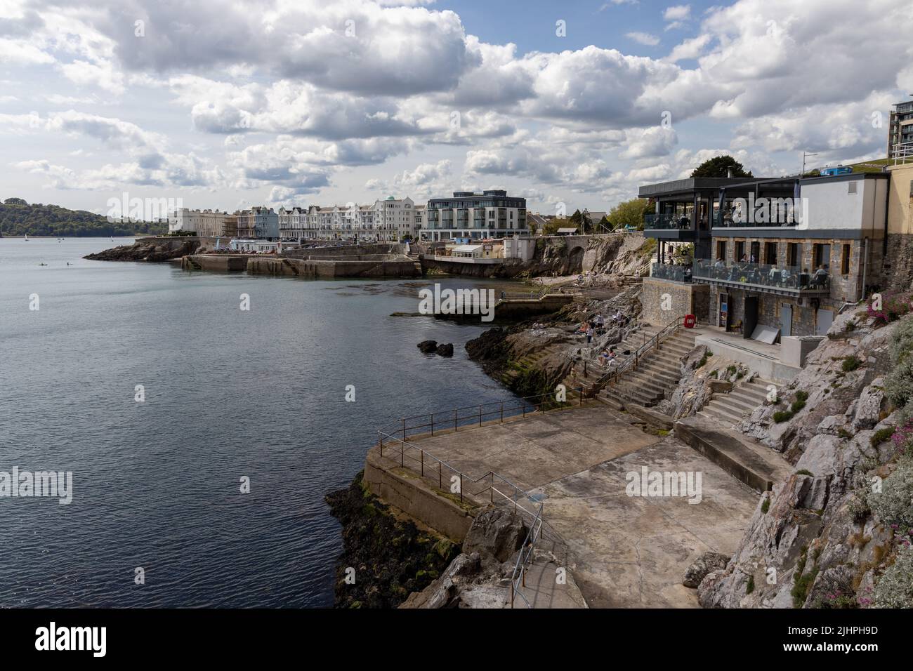 Pier One, Plymouth Hoe Seafront Stock Photo Alamy