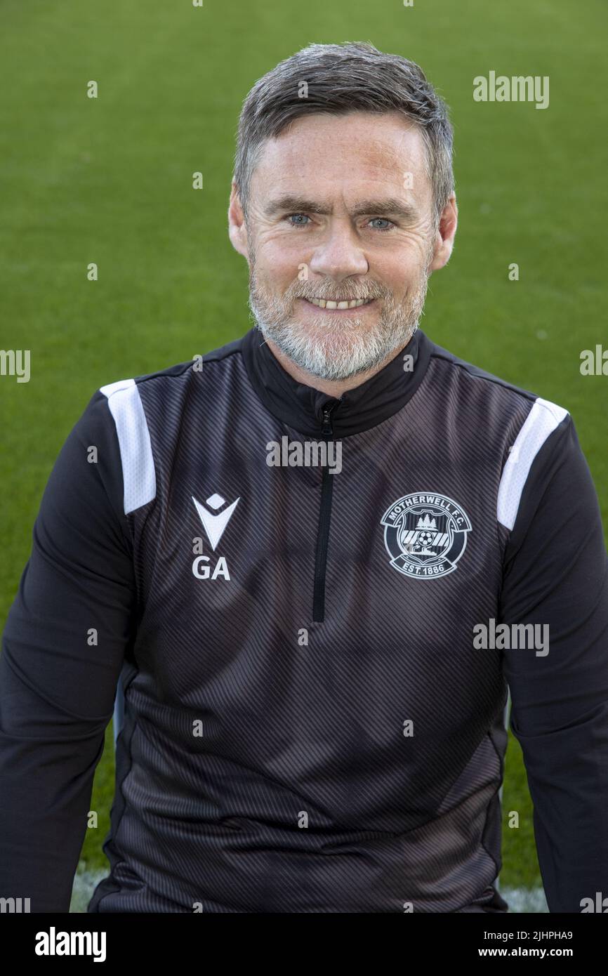 File photo dated 28-09-2021 of Motherwell manager Graham Alexander who is happy with the firepower at his disposal as Motherwell prepare to start their European campaign amid the likely absence of talismanic striker Kevin van Veen. Issue date: Wednesday July 20, 2022. Stock Photo