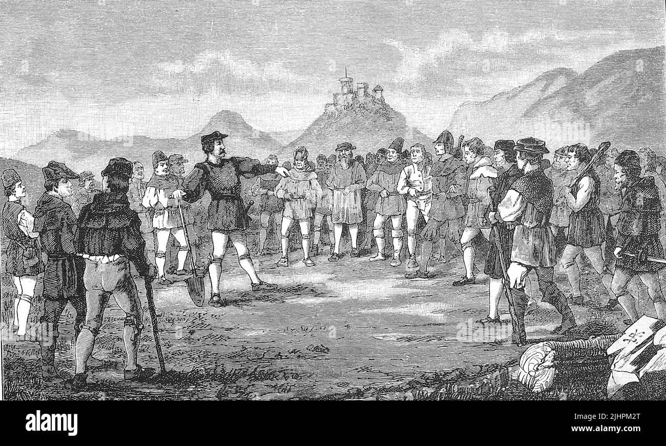 German Peasants' War, 15241526, The Captain of Poor Konrad. Poor