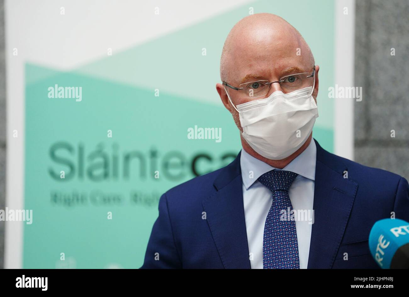 Health Minister Stephen Donnelly speaking at the launch of Slaintecare Integration Fund End of