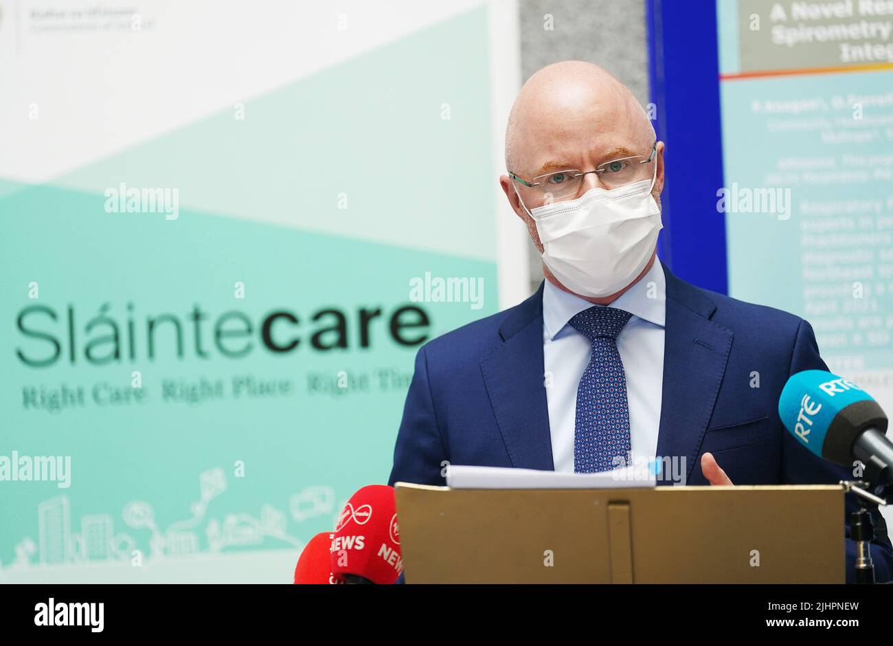 Health Minister Stephen Donnelly speaking at the launch of Slaintecare Integration Fund End of