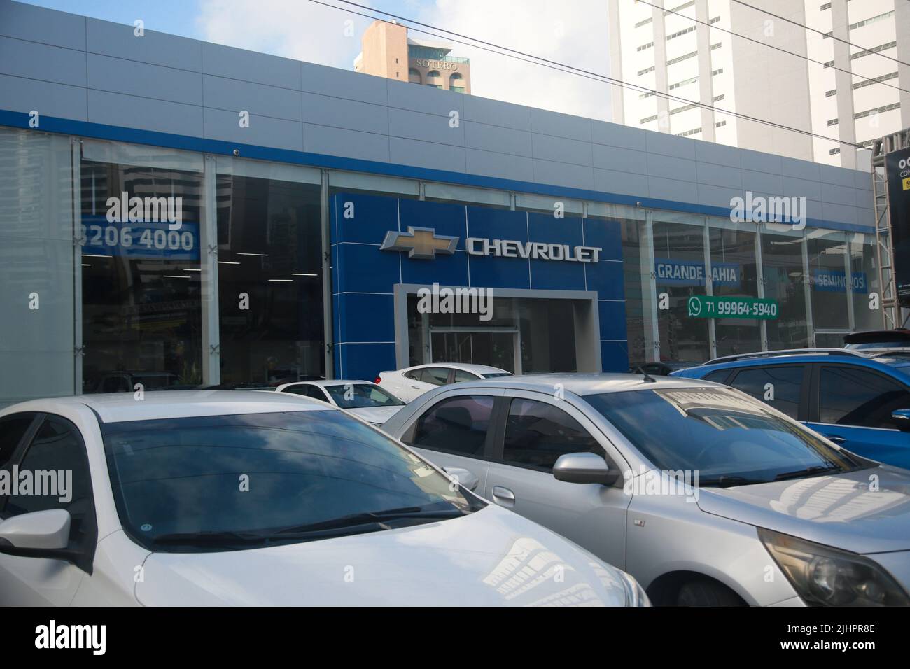 salvador, bahia, brazil - july 19, 2022: facade of a Chevrolet ...