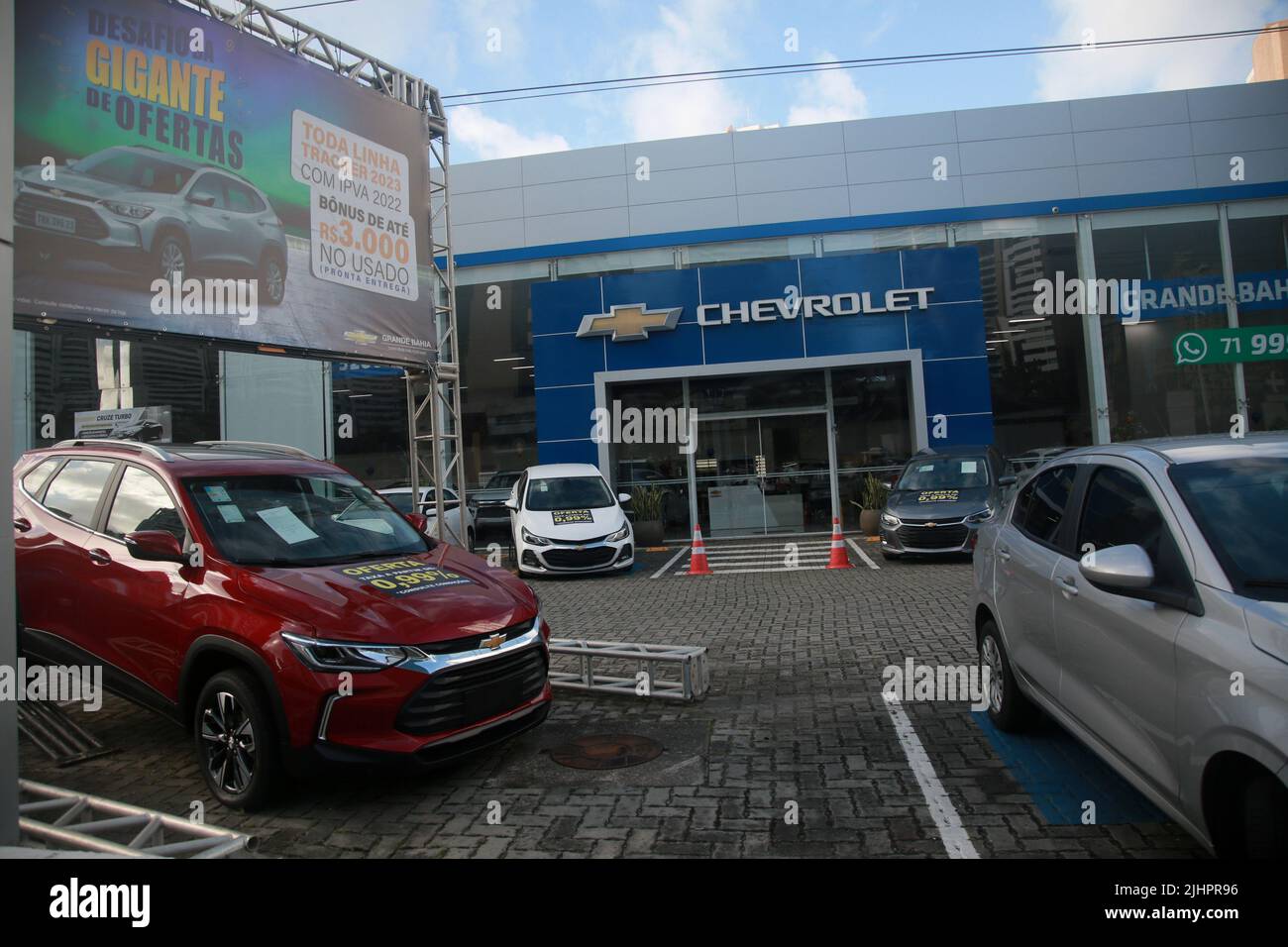 salvador, bahia, brazil - july 19, 2022: facade of a Chevrolet ...