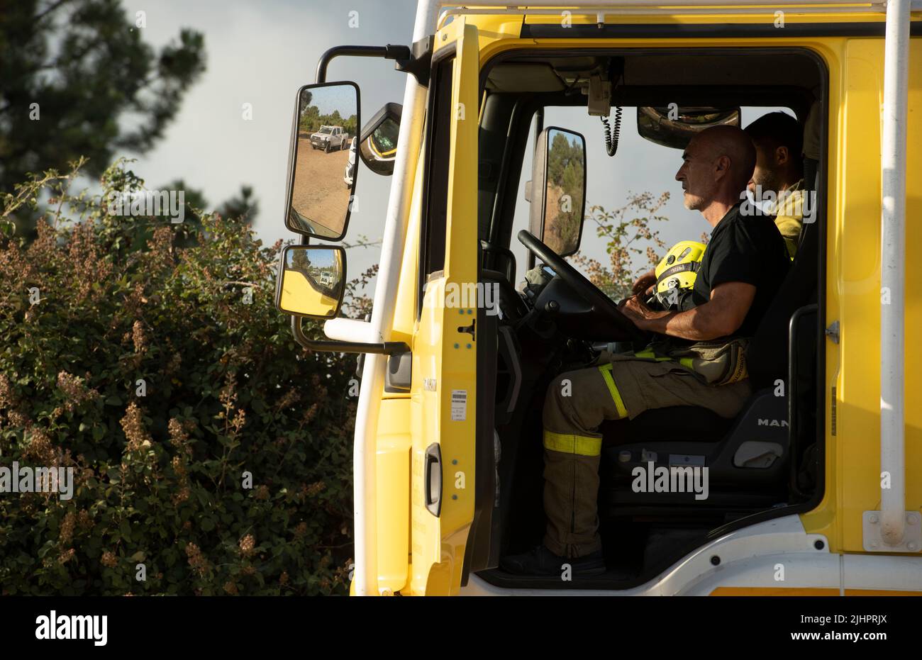 Spain Ávila Cebreros Wave of fires in Spain As a consequence of