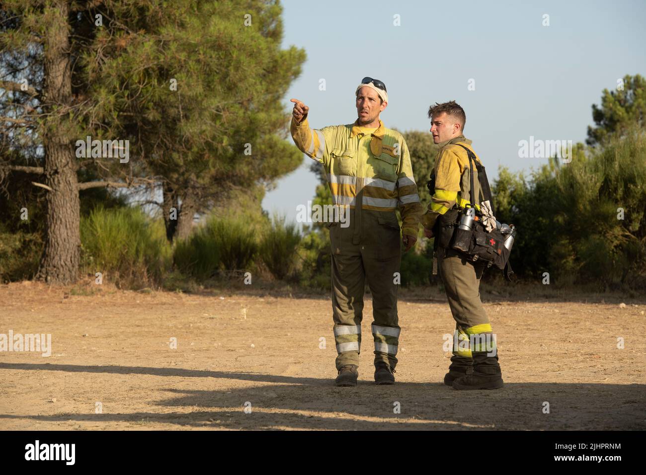 Spain Ávila Cebreros Wave of fires in Spain As a consequence of